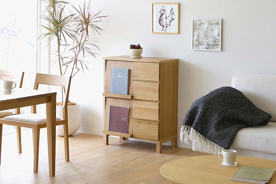 高野木工 LECCE(レッチェ) 68マガジンラック