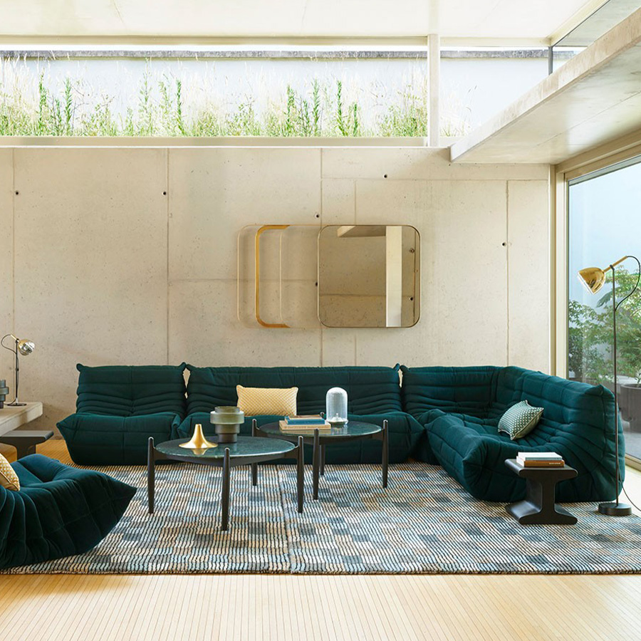 リーンロゼ 3人掛けソファ ロゼトーゴ｜家具の通販ならかねたやオンライン