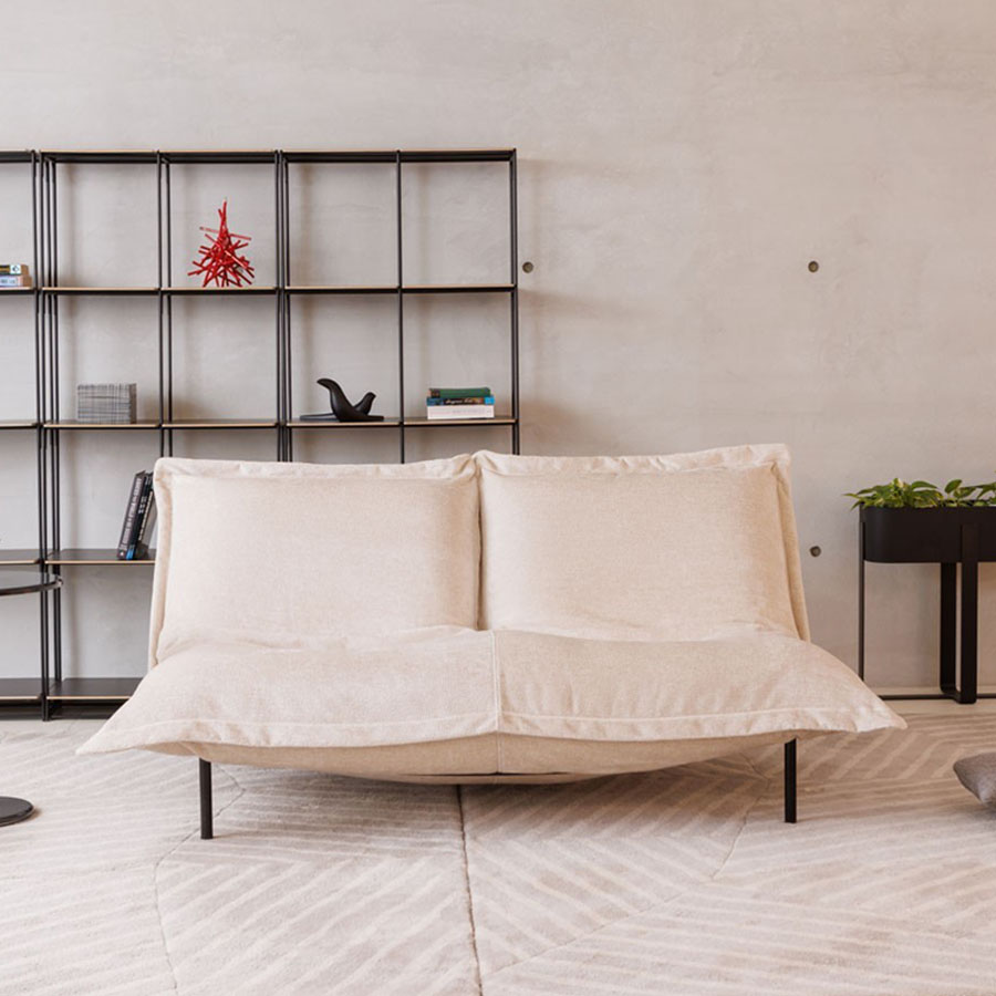 リーンロゼ ロゼカラン1 2Pリクライナー スチール脚