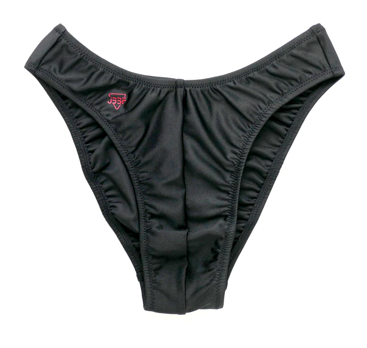 JBBF公認 5㎝幅ボディビルポージングトランクス(XS 黒)｜ フィットネス