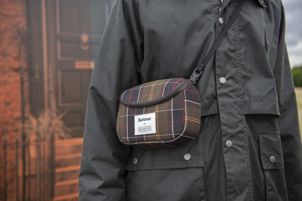 BROMPTON ( ブロンプトン ) フレームバッグ ×BARBOUR (バブアー ) ZIP