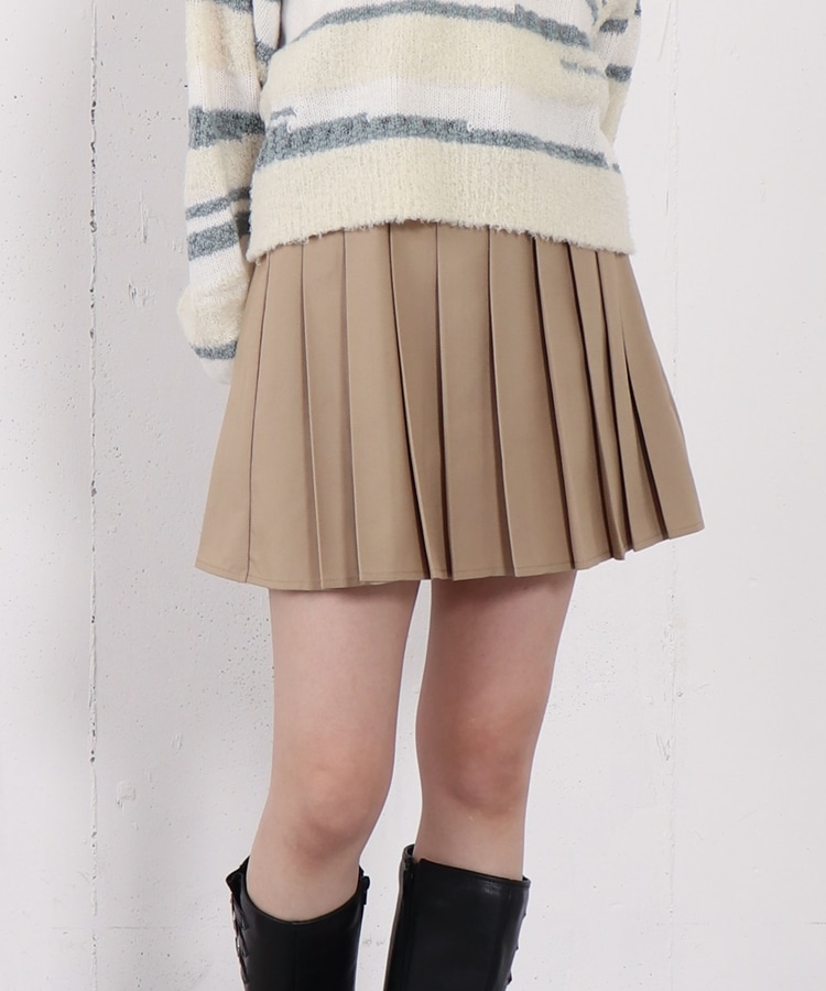 切替プリーツミニスカート(M GRAY): スカート｜PMbox P&M OFFICIAL