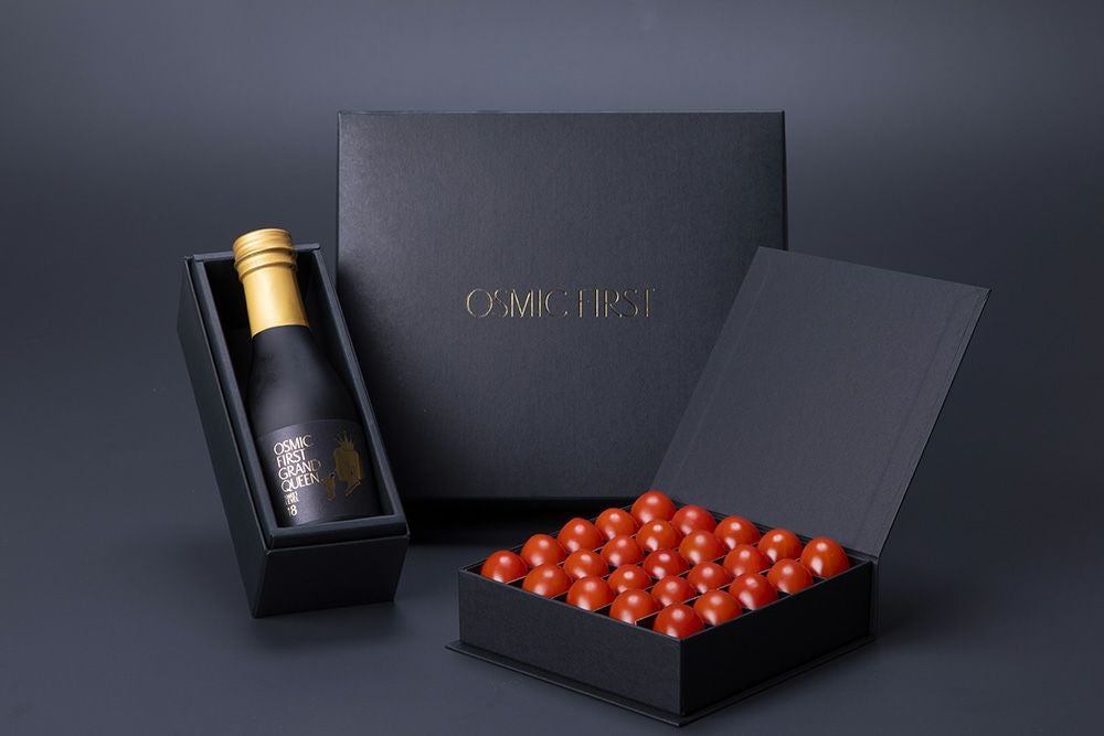フルーツトマト（化粧箱）&ジュース GRAND QUEENセット | OSMIC FIRST