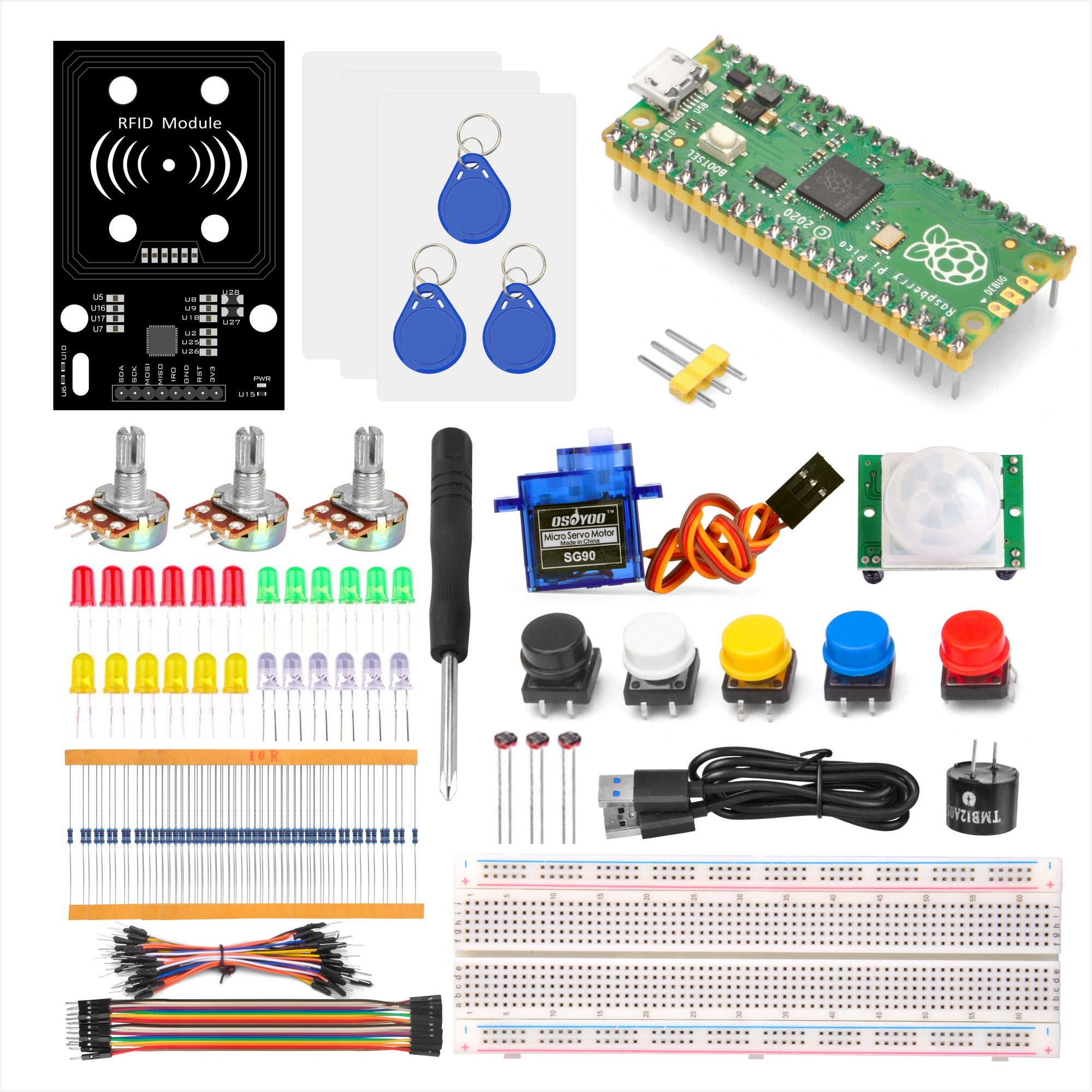 Raspberry Pi Pico Python ハードウェア プログラミング学習キット