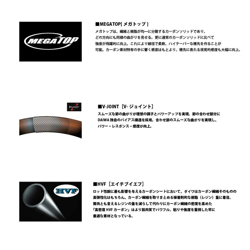 ダイワ(DAIWA) 海上釣堀竿 小継 飛竜 2-43MP・N - 釣具通販OZATOYA