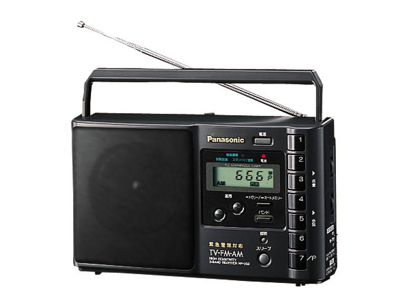概要 TV（音声1～12ch）／FM／AM 3バンドラジオ RF-U99