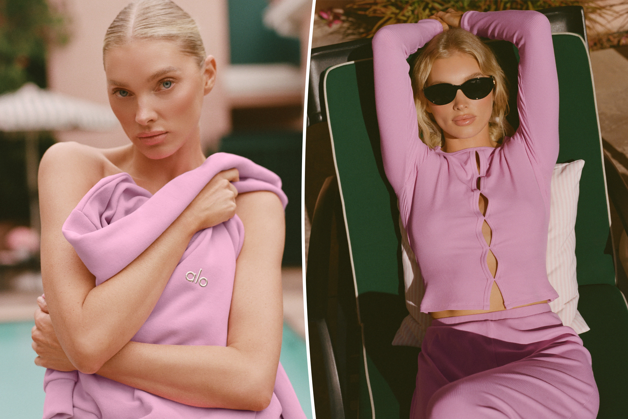Alo Yoga drops new Valentine's Day collection modeled by Elsa Hosk