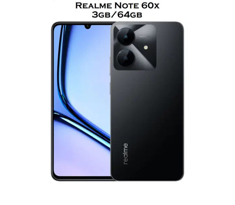 Realme Note 60 – 4GB RAM – 64GB ROM – Black – (Available on