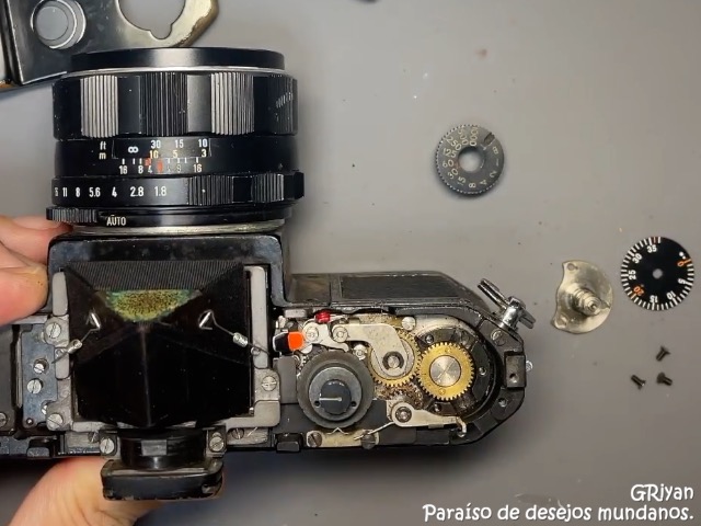 ASAHI PENTAX S2 Super 黒塗りのボロボロのカメラを復活させる