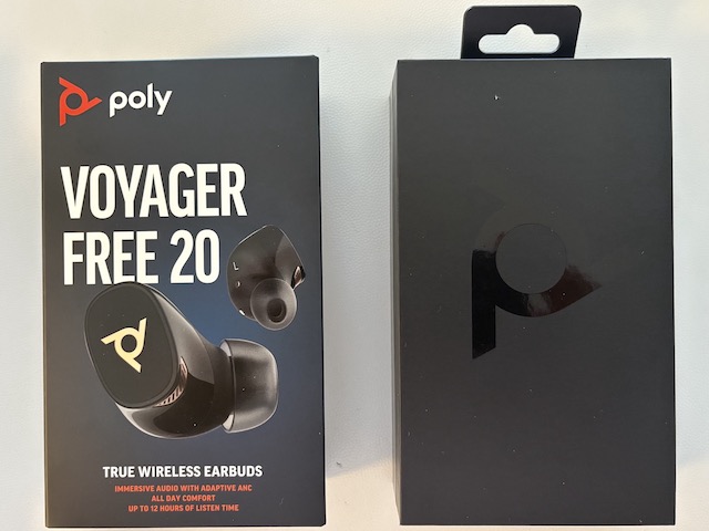 クリアな音声PolyワイヤレスイヤホンVoyager Free 20 - パソレビュ