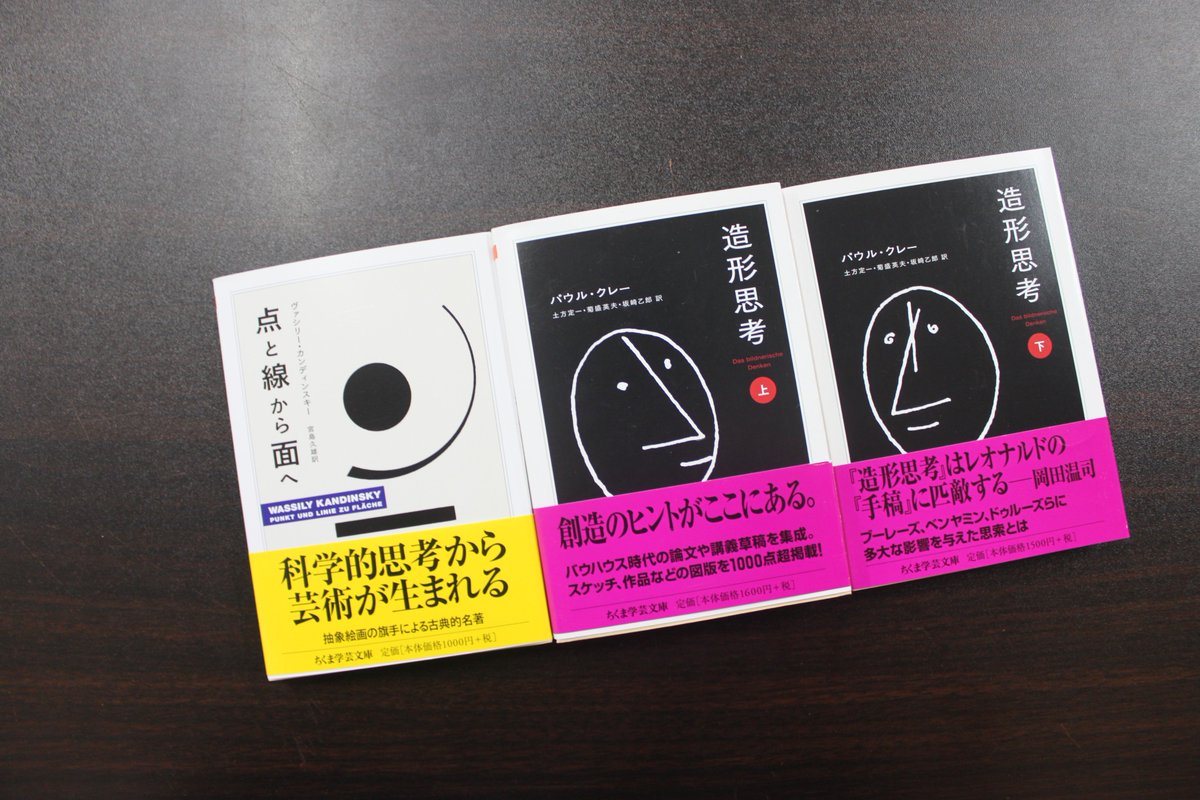 ヴァシリー カンディンスキー 宮島久雄さん 訳『点と線から面へ』(筑摩