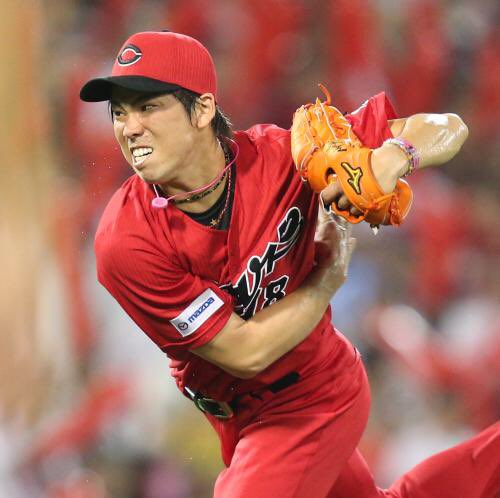 広島 2014 赤道直火ユニフォーム #前田健太 #carp
