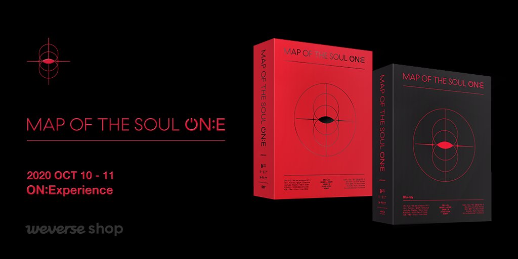 BTS MAP OF THE SOUL ON:E DVD・BLU-RAY #WeverseShop 予約販売 世界中