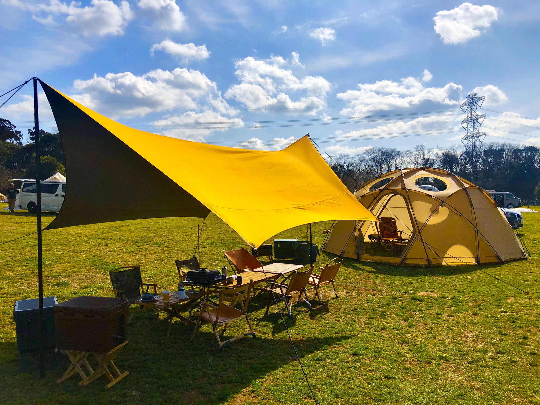 The Arth ざぁ〜す 幕男 きいろ幕男 サンドカラー タープ The Arth The