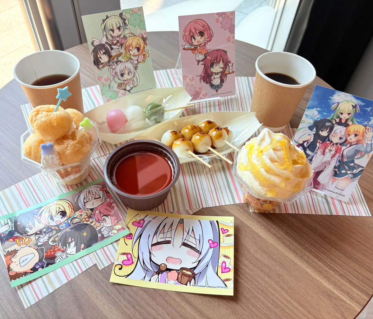 千恋＊万花』テイクアウトカフェ 好評開催中✨ 作品にちなんだフード