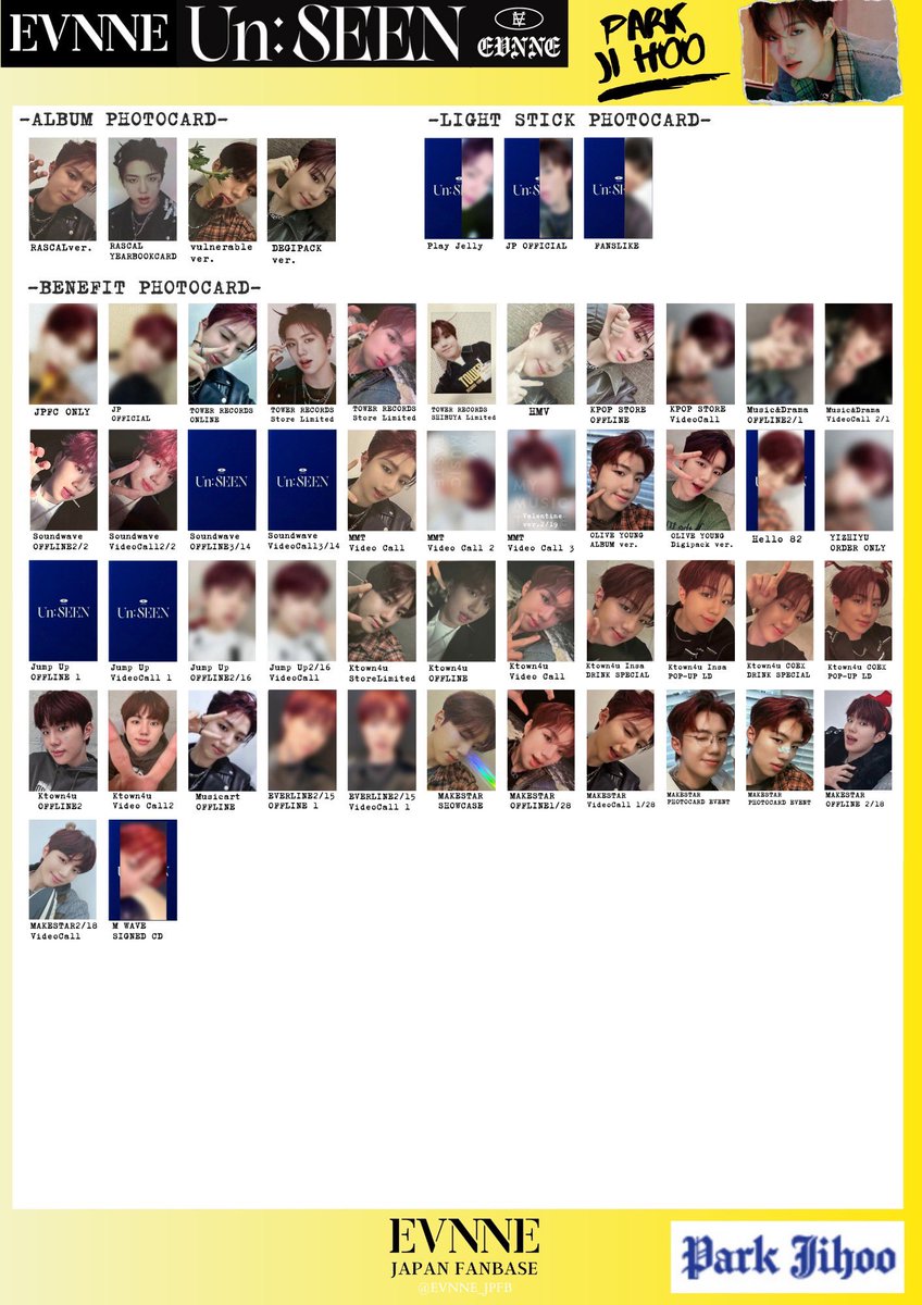 EVNNE トレカ　ケイタ　パクハンビン　イジョンヒョン　スンオン EVNNE ケイタ 歴代トレカセット - メルカリ