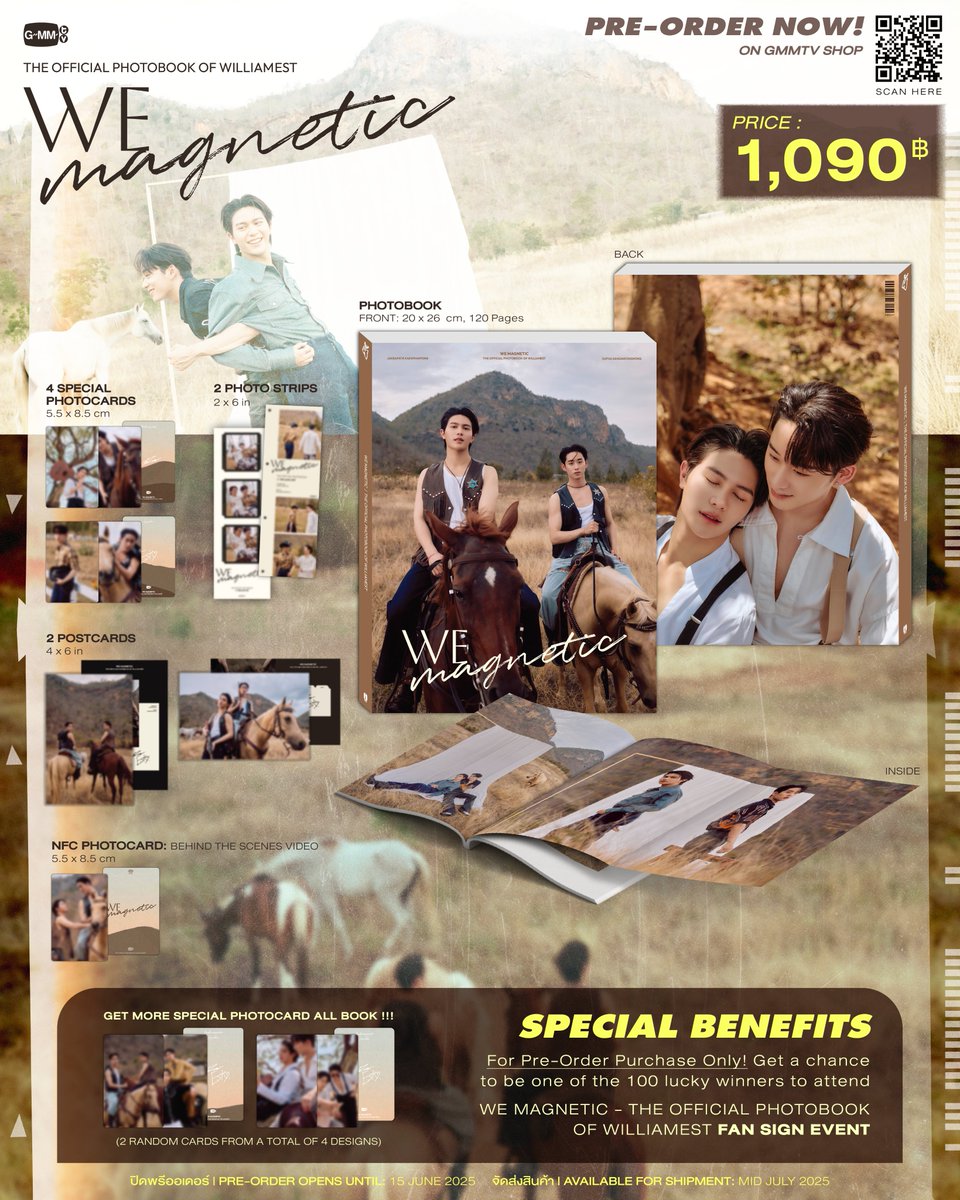 PRE-ORDER NOW! WE MAGNETIC | THE OFFICIAL PHOTOBOOK OF WILLIAMEST