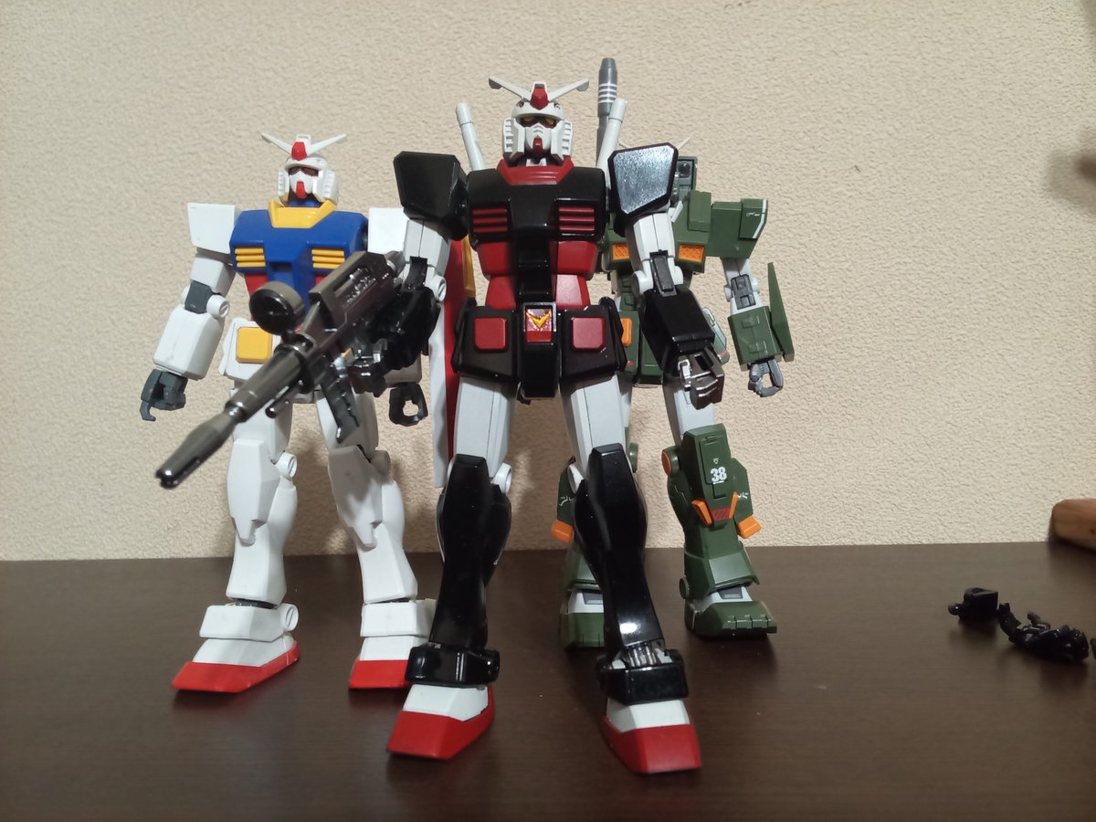 ガンダム集まるっ！ RX-78-1 完成しました 途中作業の画像挙げようかと