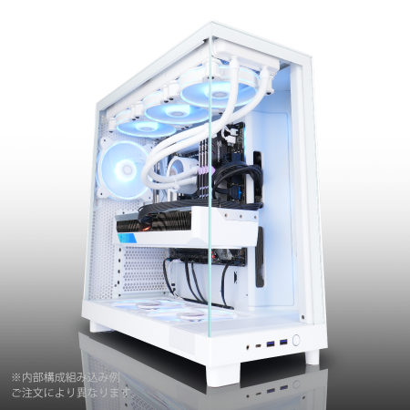 ゲーミングPC ZEFT Ryzen 7 9800X3D/RX 9070XT/32GBメモリ/M.2 SSD 1+