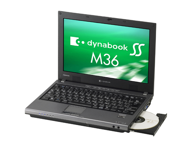 東芝、Core 2 Duo/12.1型ワイド搭載2スピンドルモバイルノート