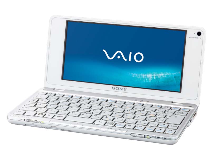 ソニー、ワイヤレスWAN内蔵「VAIO type P」発売日決定