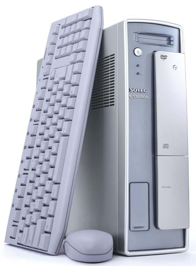 ソーテック、Pentium 4 1.70GHz搭載機など「PC STATION」に新モデル