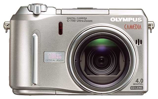 オリンパス、光学10倍ズームの400万画素デジカメ「C-750 Ultra Zoom」