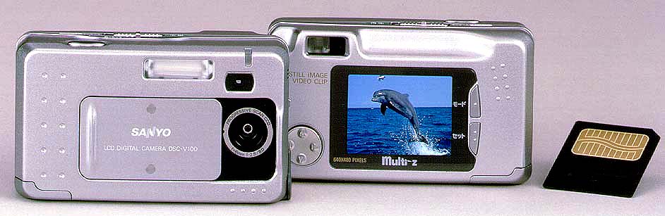 三洋、動画撮影ができるデジタルカメラ「DSC-V100」