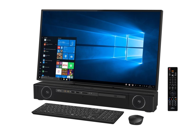 富士通、BS/CS110度4KチューナやUHD BD搭載の一体型PC - PC Watch