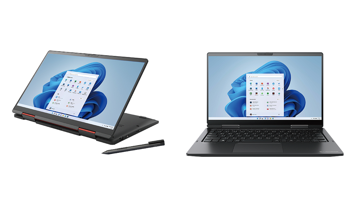 Dynabook、Windows 11とOffice 2021標準搭載の13.3型2in1/ノート - PC