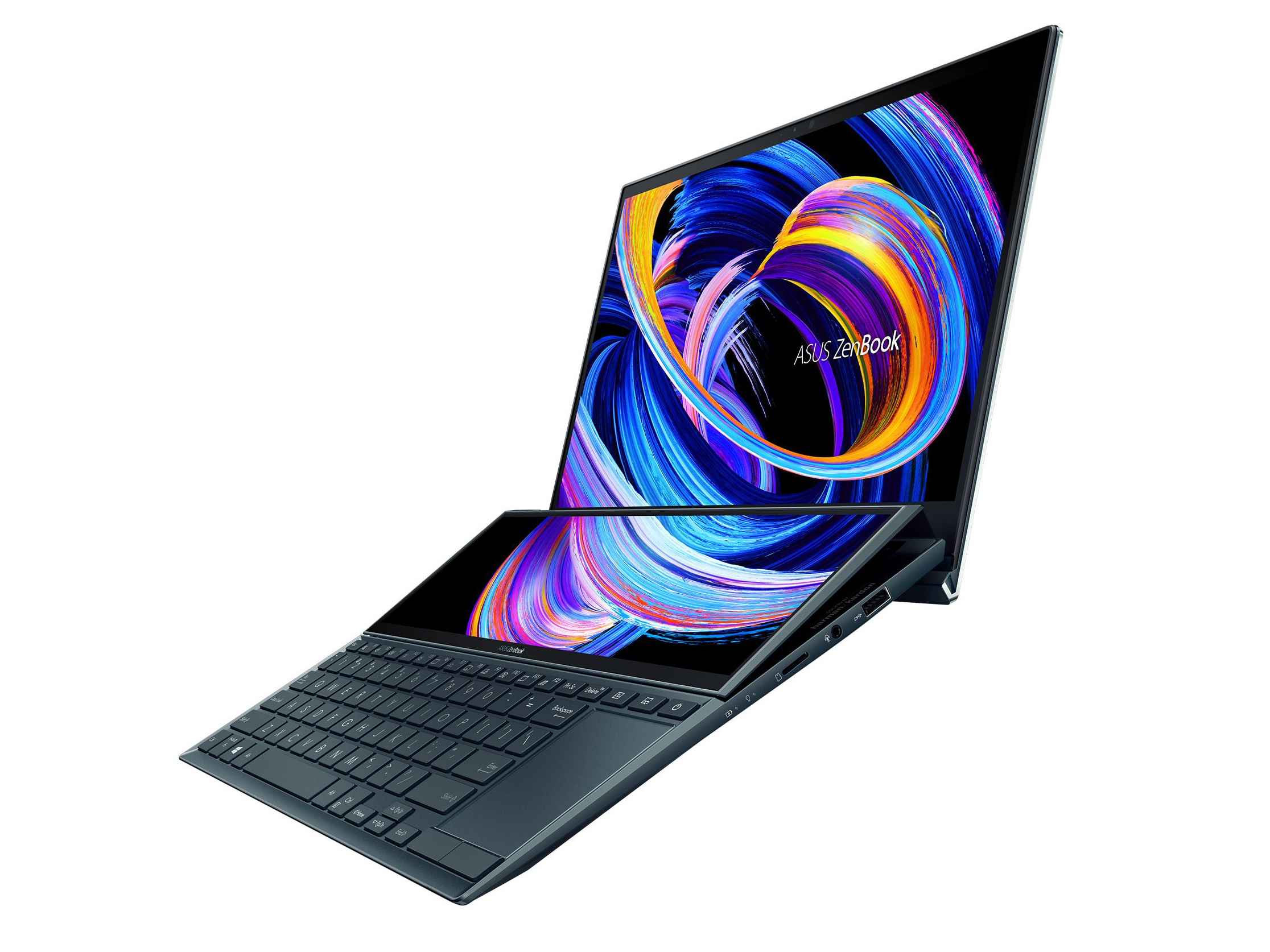 ASUSの2画面ノートがパワーアップ! サブ画面が見やすく便利に - PC Watch