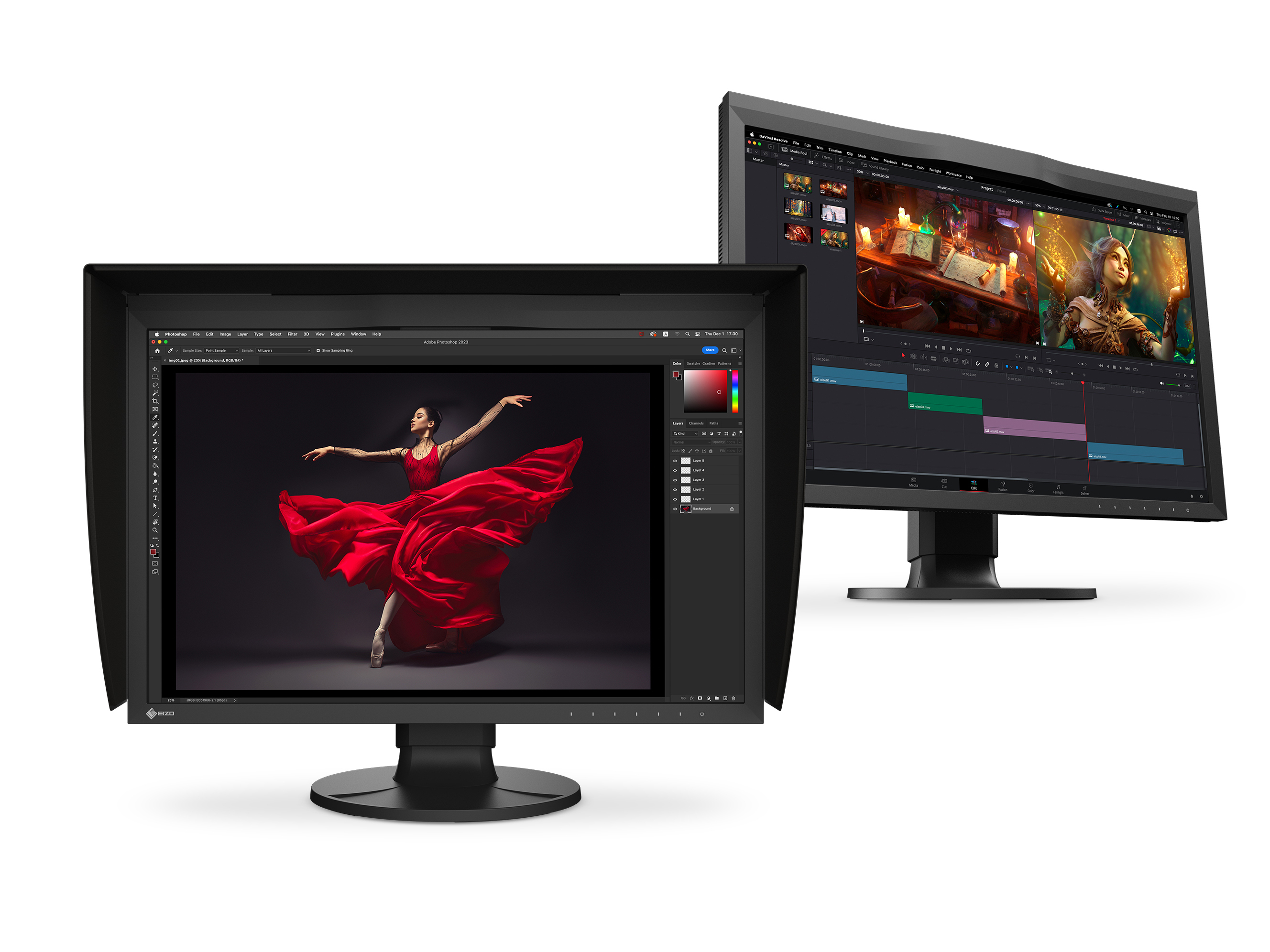 EIZO、カラーセンサー内蔵の24.1型液晶モニター - PC Watch
