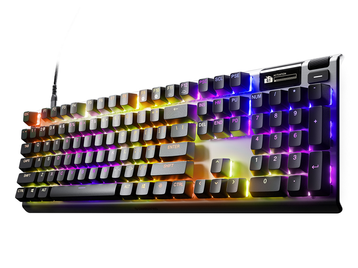 SteelSeries、後入力優先機能に対応したゲーミングキーボード「Apex