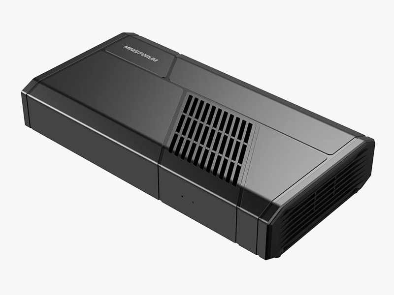 MINISFORUM、Radeon RX 7600M XT搭載で電源内蔵型の外付けGPUボックス