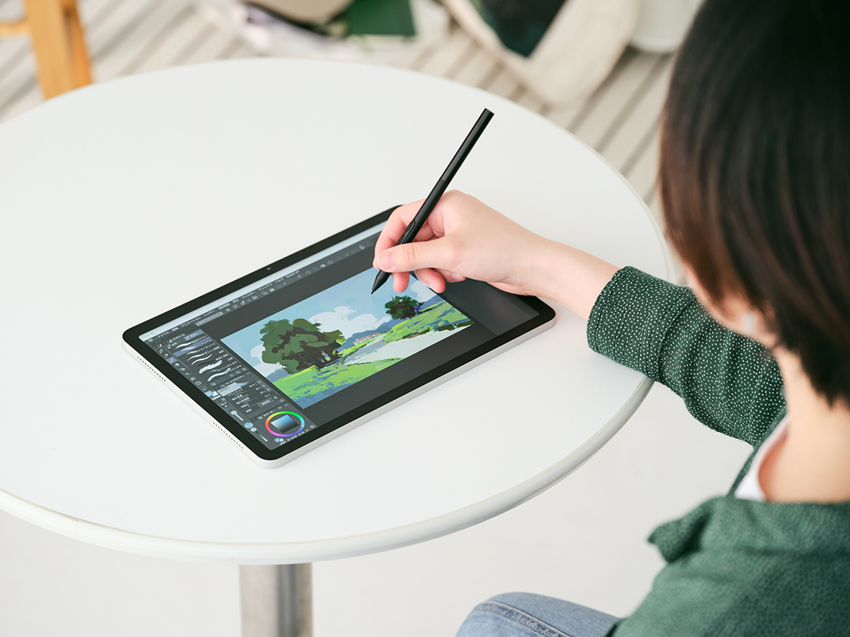 ワコム、サッとすぐ描けるAndroid搭載お絵描きタブレット「MovinkPad
