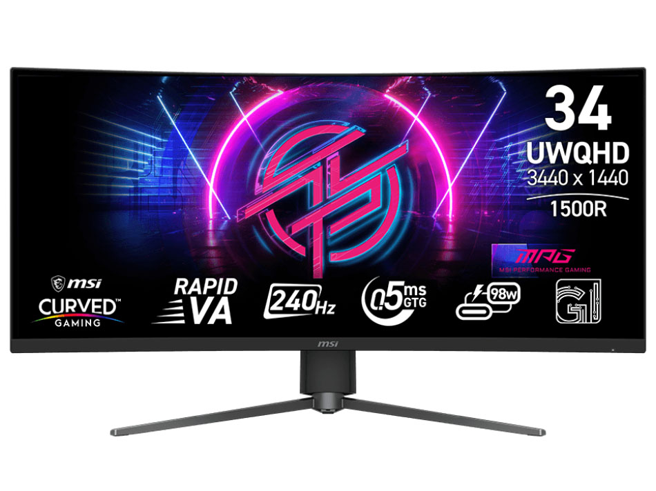 MSI、240Hz駆動の34型湾曲ウルトラワイドゲーミングモニター - PC Watch