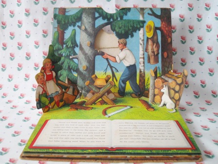 チェコスロヴァキアの「ヘンゼルとグレーテル」のポップアップ絵本