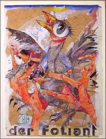 ホルスト・ヤンセンの展覧会図録「Horst Janssen der foliant」（1992