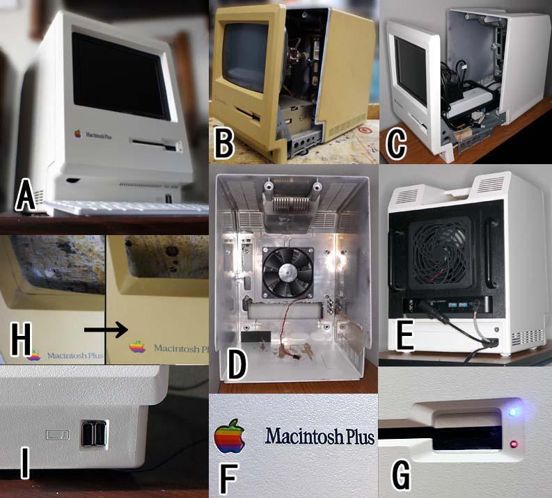 Old Macintosh Plus Remodeling : 写録造