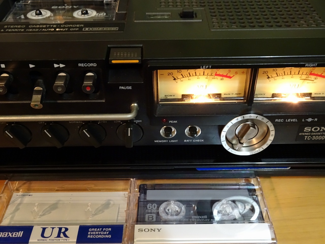 カセットデッキの修理（デンスケ SONY TC-3000SD）と生録チャレンジ