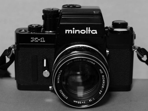 銀塩一眼レフ・クラッシックス（4）MINOLTA X-1 : 【匠のデジタル工房