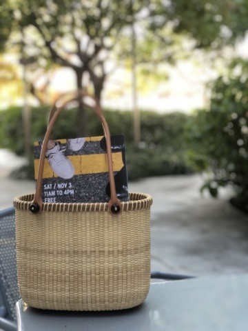 ナンタケットバスケット 〜 10インチ トート : ∽ I Love New Yorkie ∽