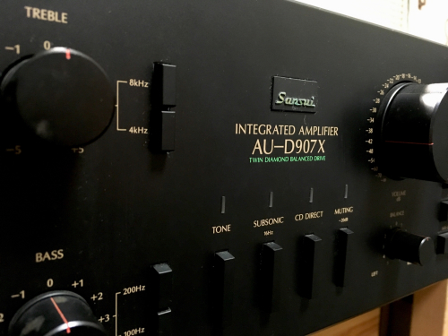 SANSUI AU-D907X プリメインアンプ 修理 : 五加音響研究所のオーディオ