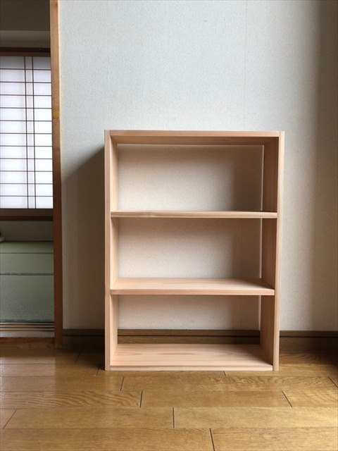 手作りでコミック用の本棚、追加。 : 月が昇れば