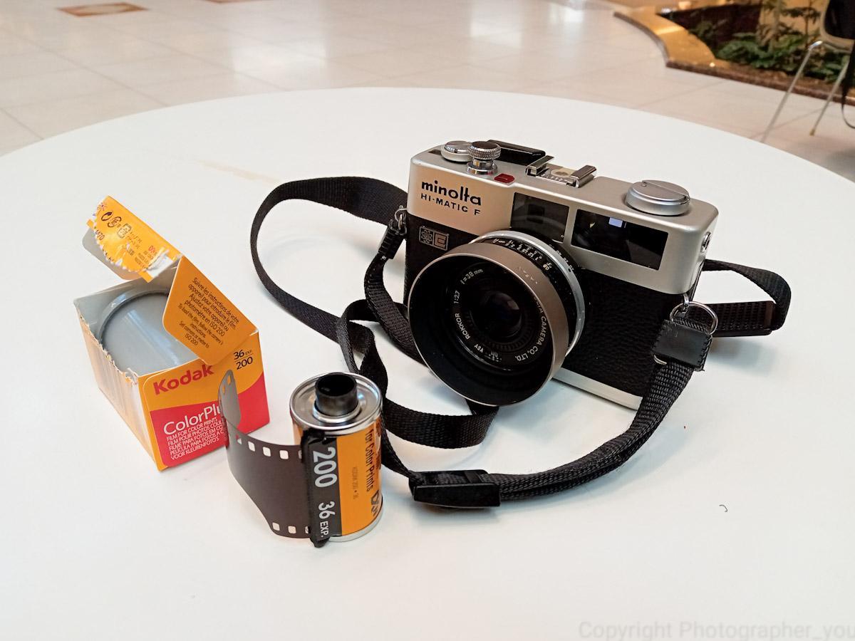 minolta HI-MATIC F ＜その5＞ : 寫眞機萬年堂 - since 2013 -