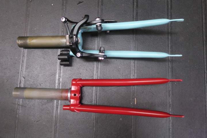 ブロンプトン フロントフォーク交換＋α : FARMな一日