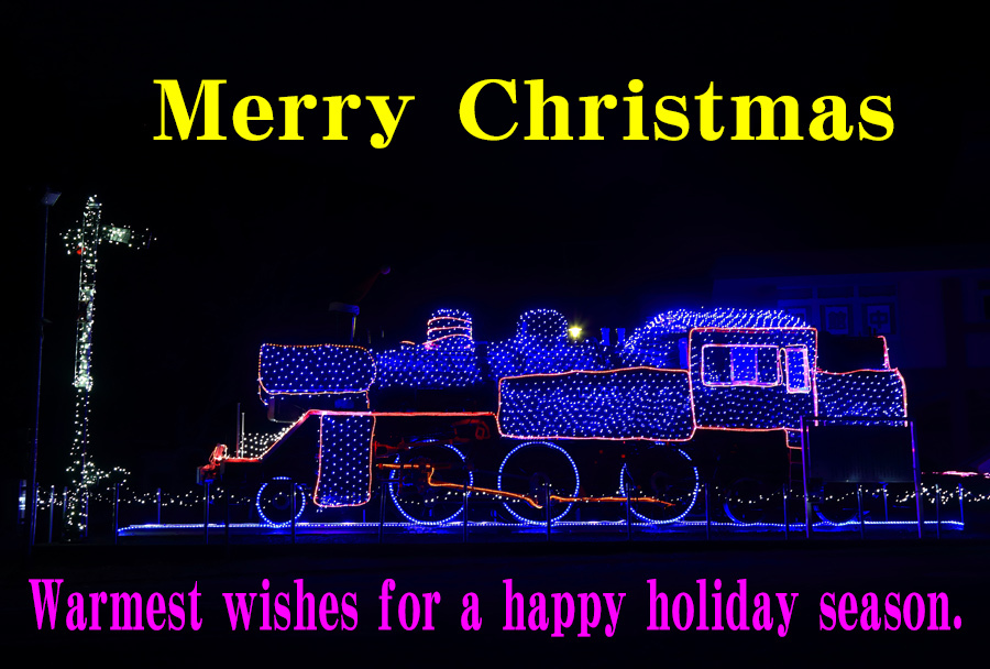 機関車トーマスのイルミネーション・福岡県須恵町 : 九州ロマンチック街道