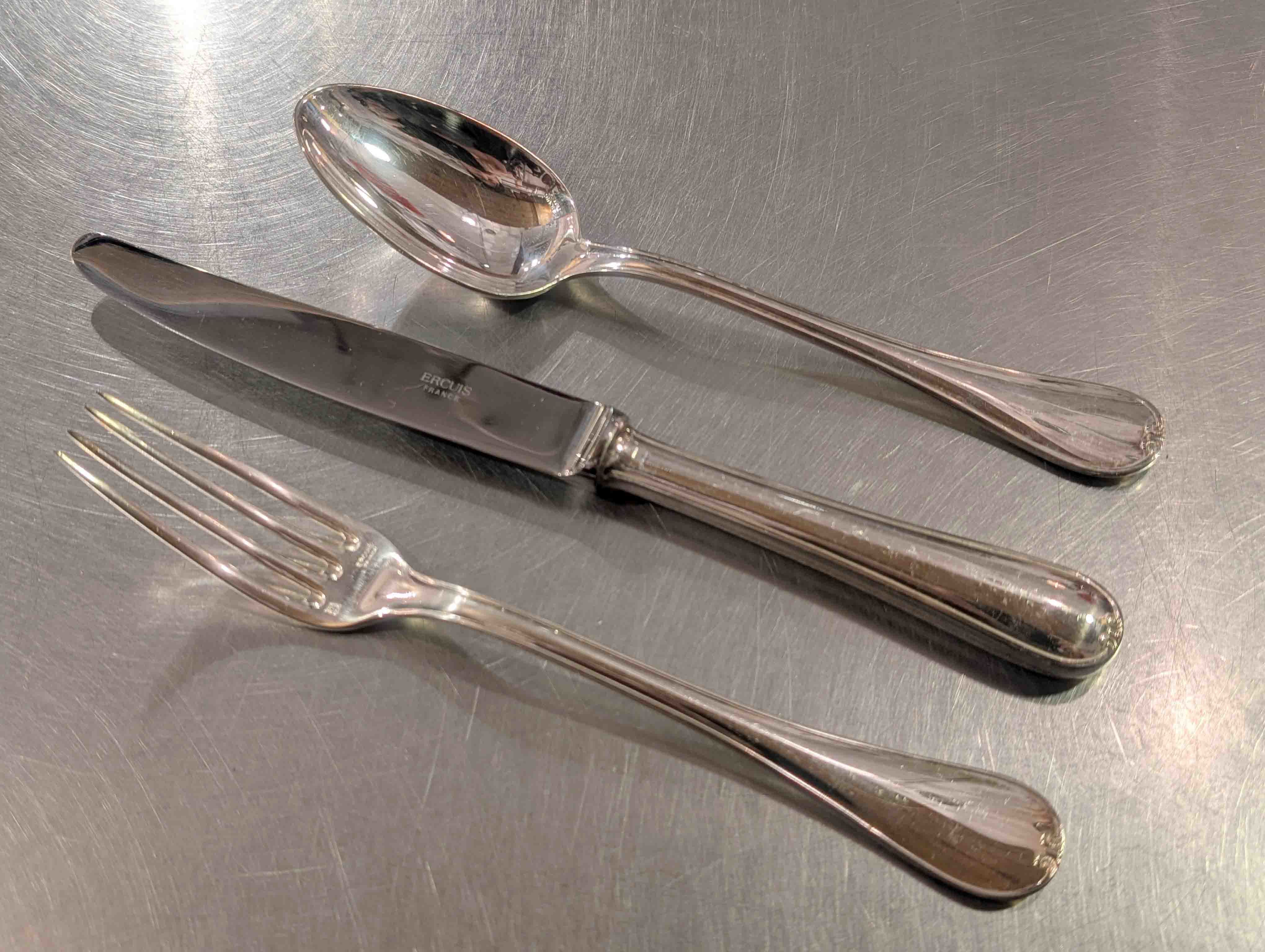 フランス Ercuis/エルキューイ】Silver Plated/シルバープレート