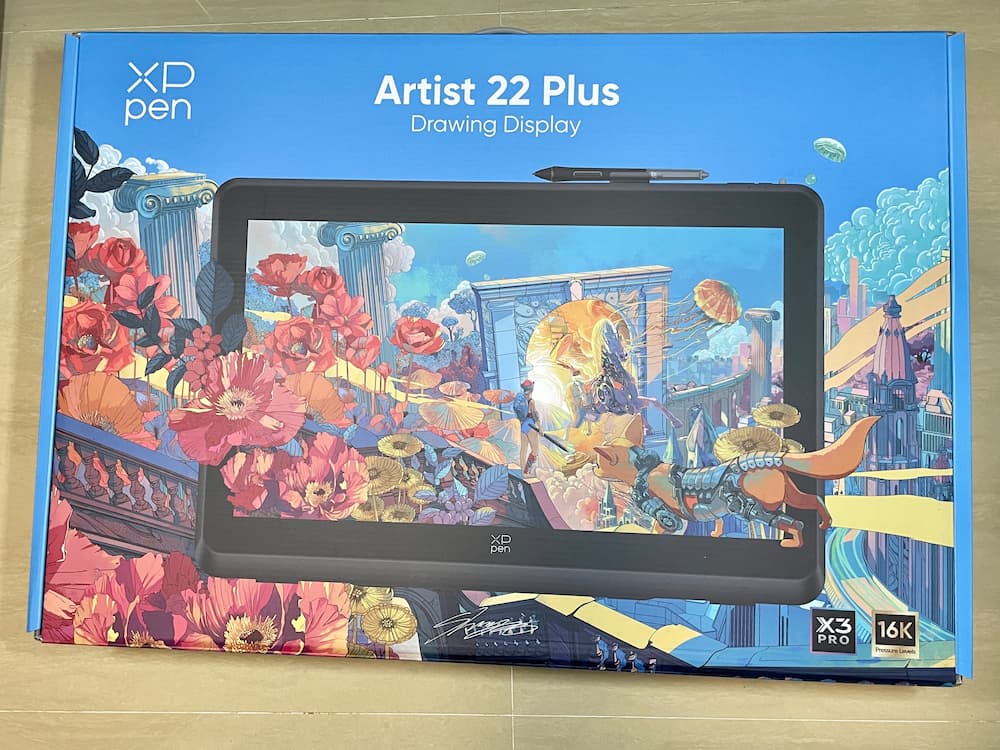 XPPEN Artist 22 Plus レビュー｜筆圧16384レベル対応21.5インチ液タブ