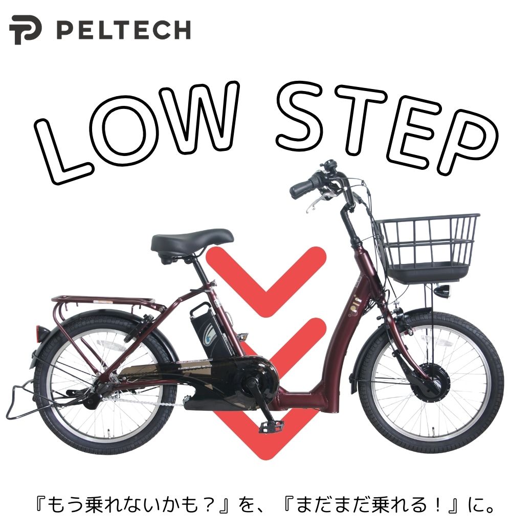自転車本体 kazuchop 100％完全組立品】【ノーパンク】PELTECH LOWSTEP